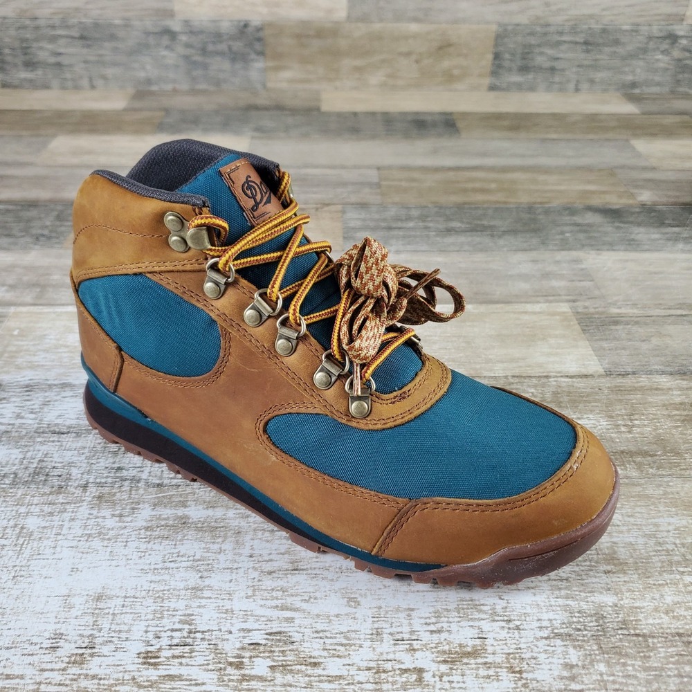 Danner Jag Womens Boots Sz 9‎ Brown Deep Teal Lace Up Mid Top Hiking